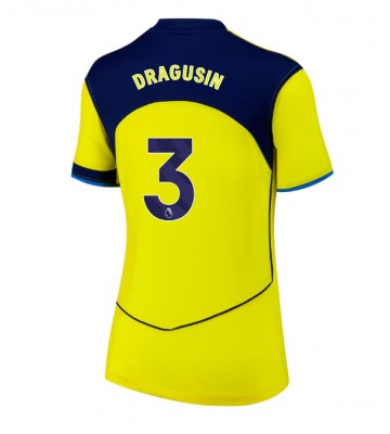 Lacne Ženy Futbalové dres Tottenham Hotspur Radu Dragusin #3 2025-26 Krátky Rukáv - Tretina
